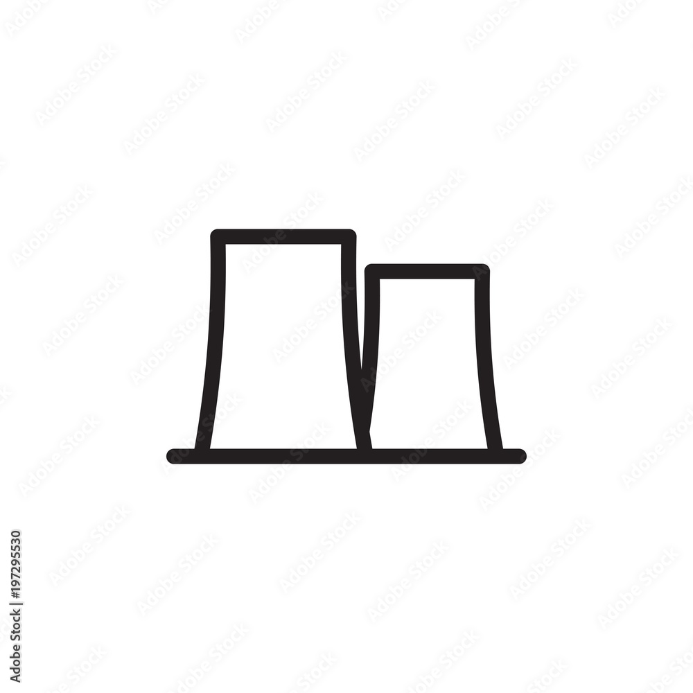 nuclear power plant outlined vector icon. Modern simple isolated sign. Pixel perfect vector illustration for logo, website, mobile app and other designs nuclear power plant outlined vector icon. Modern simple isolated sign. Pixel perfect vector illustration for logo, website, mobile app and other designs