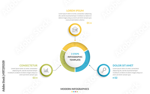 Circle Infographics - Three Elements
