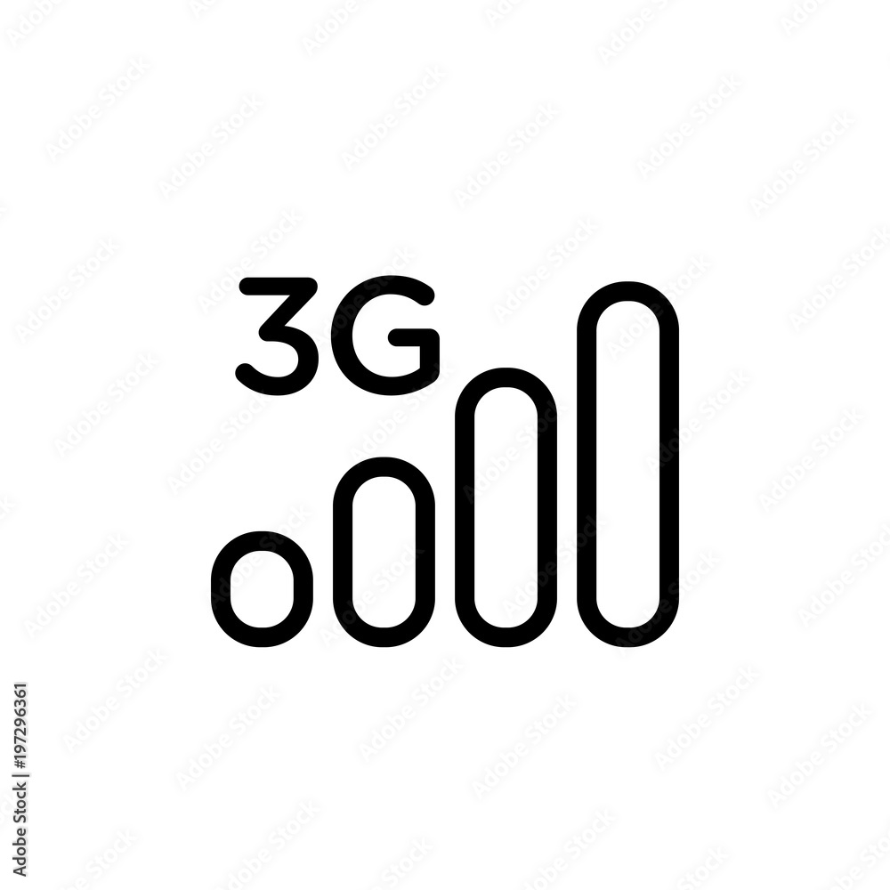 3g network outlined vector icon. Modern simple isolated sign. Pixel perfect vector illustration for logo, website, mobile app and other designs 3g network outlined vector icon. Modern simple isolated sign. Pixel perfect vector illustration for logo, website, mobile app and other designs