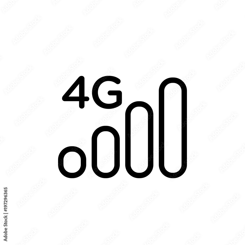 4g network outlined vector icon. Modern simple isolated sign. Pixel perfect vector illustration for logo, website, mobile app and other designs 4g network outlined vector icon. Modern simple isolated sign. Pixel perfect vector illustration for logo, website, mobile app and other designs