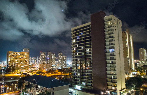 waikiki at night