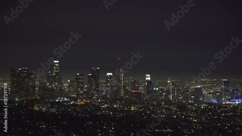 Wallpaper Mural Los Angeles cityscape at night Torontodigital.ca