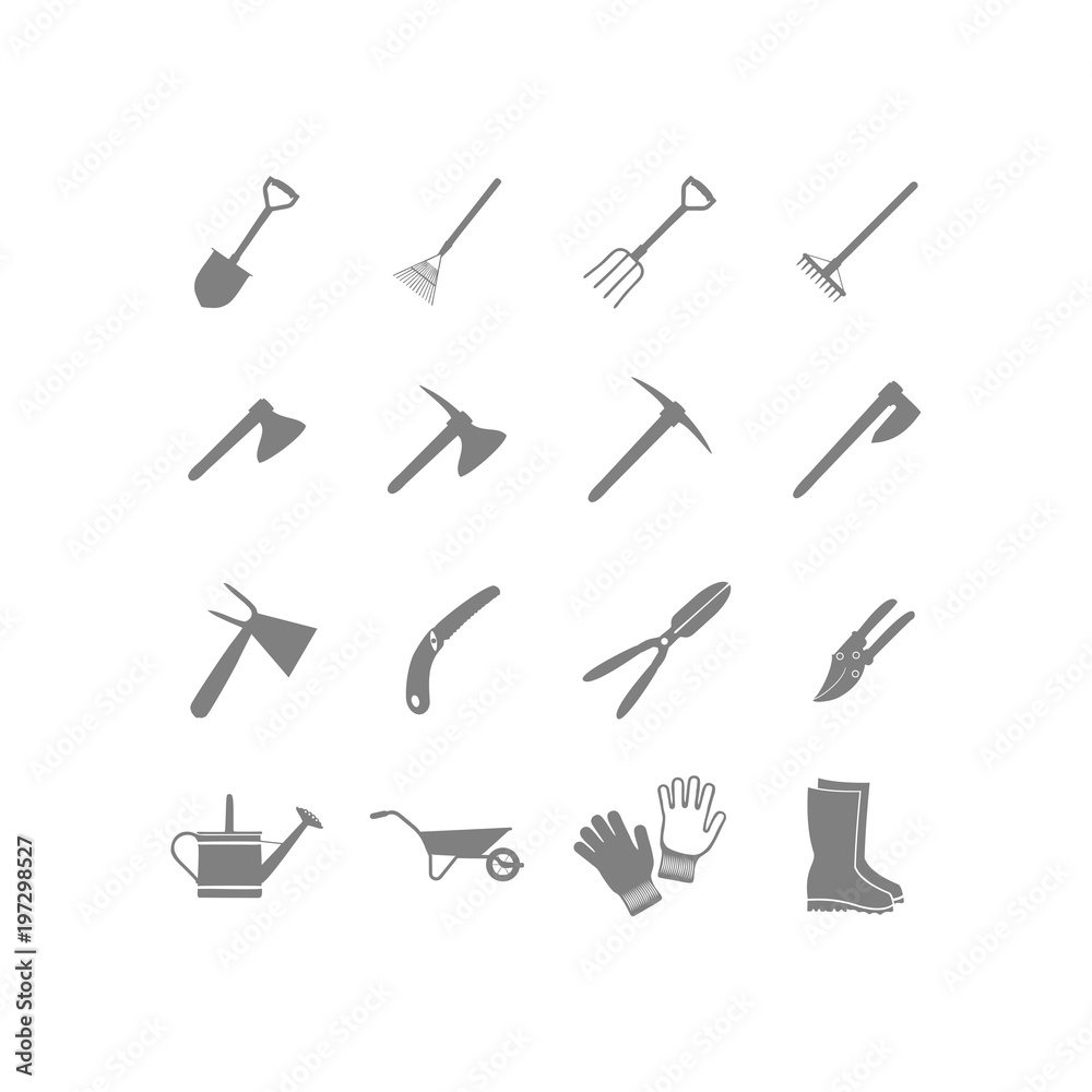 Tools icon. Flat vector icon set Tools icon. Flat vector icon set