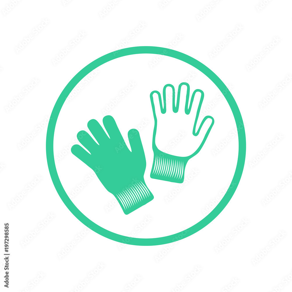 Gloves icon. Vector Illustration Gloves icon. Vector Illustration