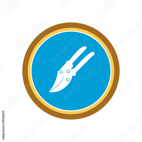 Pruner icon. Vector Illustration