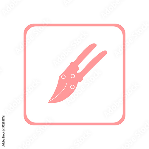 Pruner icon. Vector Illustration