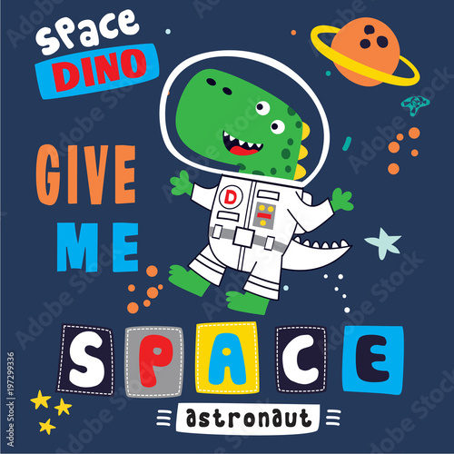 give me space cartoon vector