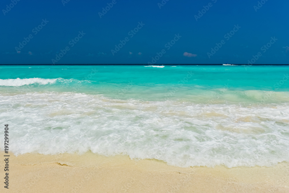 The beach at Cancun