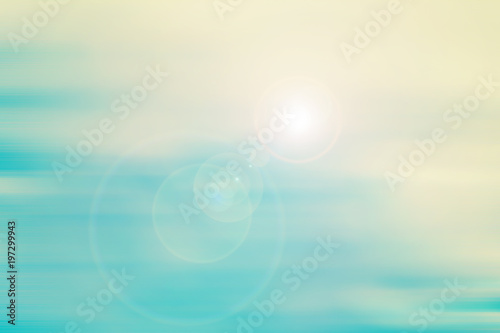 soff blue and green gradient with flare background photo