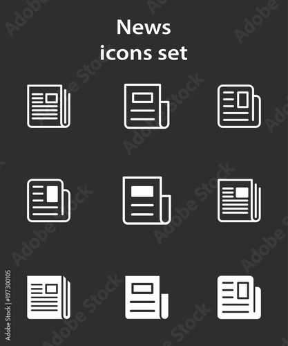 News - vector icon.