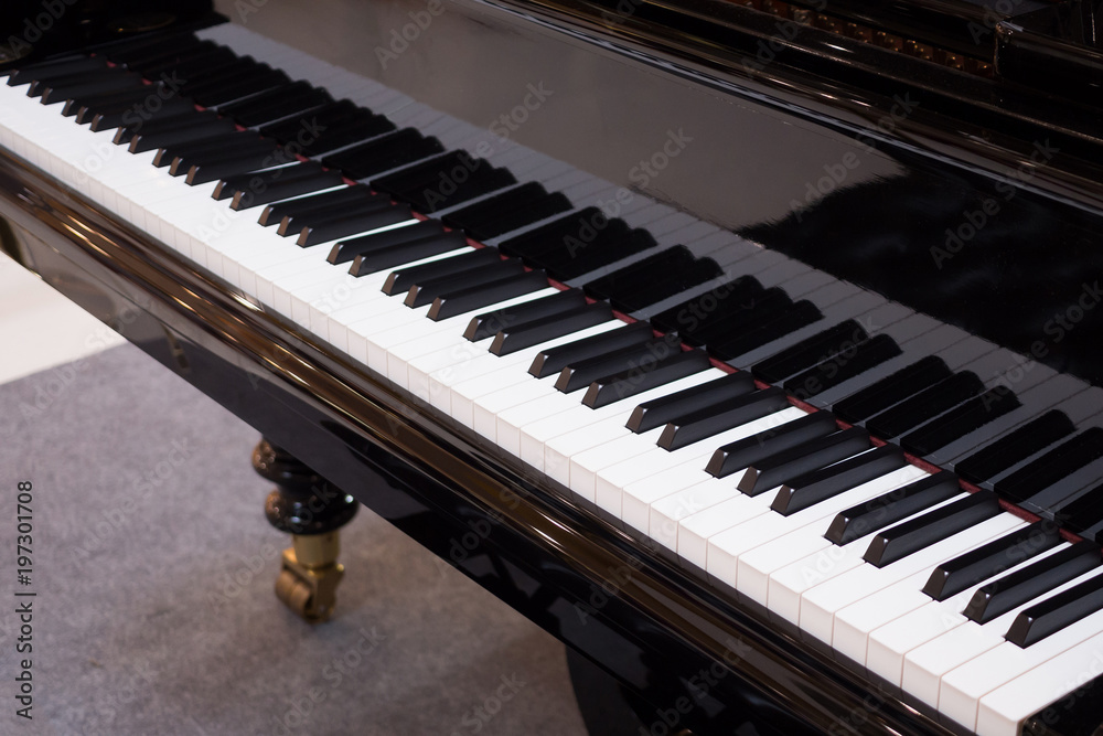 Grand Piano keyboard background musical instrument Grand Piano keyboard background musical instrument