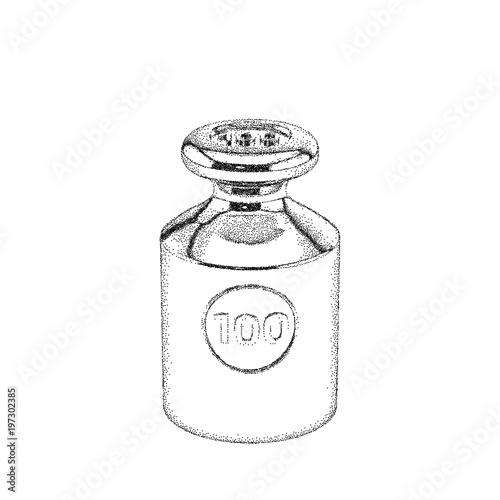 Calibration weight. Isolate...