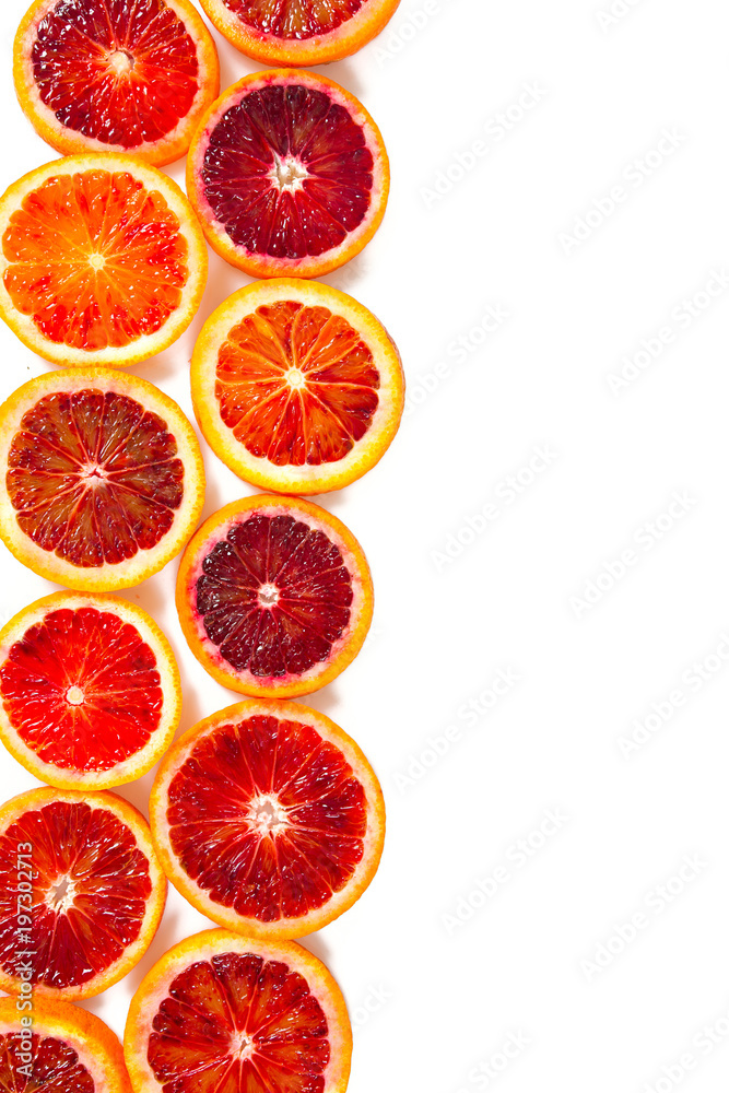 blood orange isolated on white blood orange isolated on white