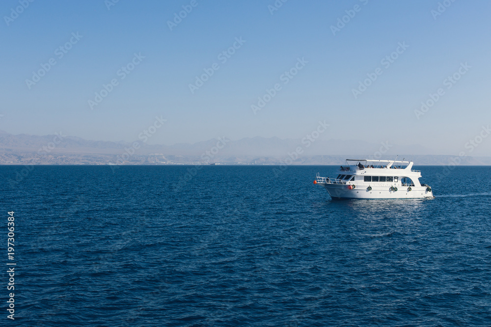 Boat on the Red Sea