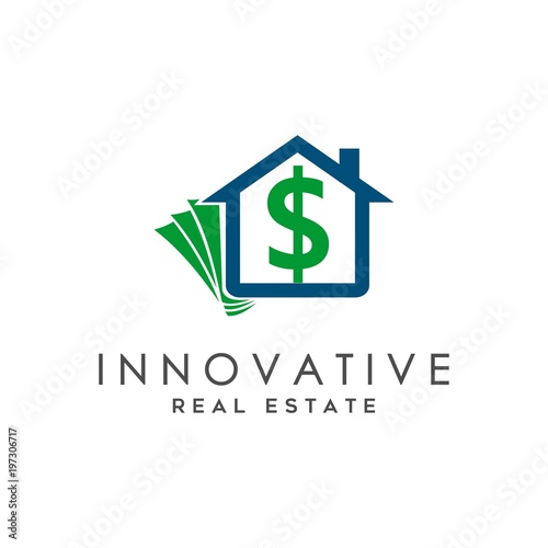 home dollar logo vector
