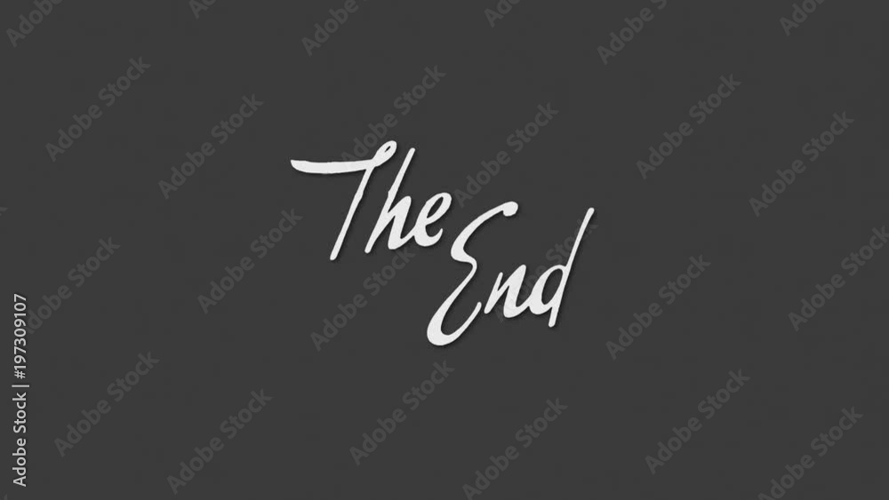 the end the end