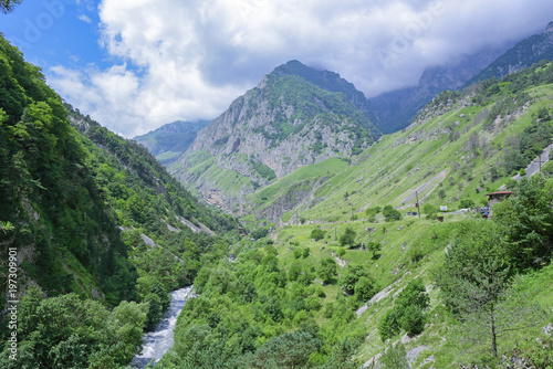 Alagir gorge. Republic of North Ossetia - Alania, Russ