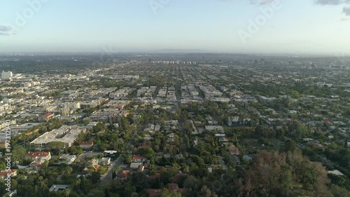 Aerial view of Hollywood