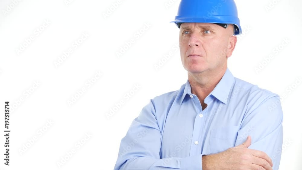 Confident Technical Person Make Thumbs Up Sign Engineer Showing Agree Gesture Confident Technical Person Make Thumbs Up Sign Engineer Showing Agree Gesture