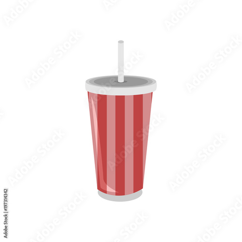 Plastic Cup Soda Theater Beverage Illustration