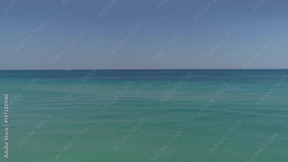 Aerial view of the Atlantic Ocean