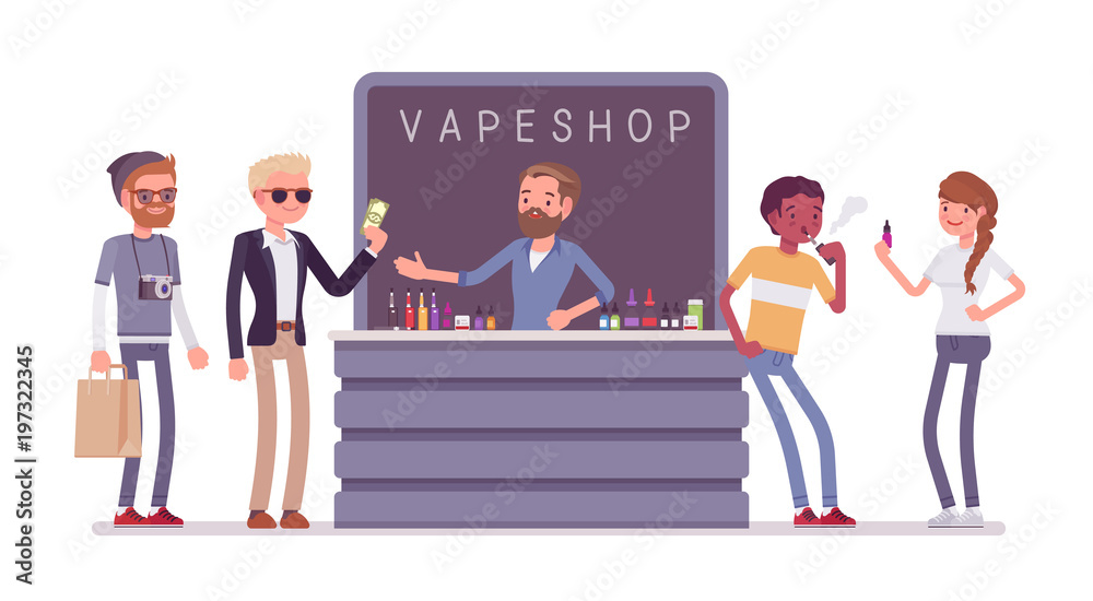 Vape shop business store