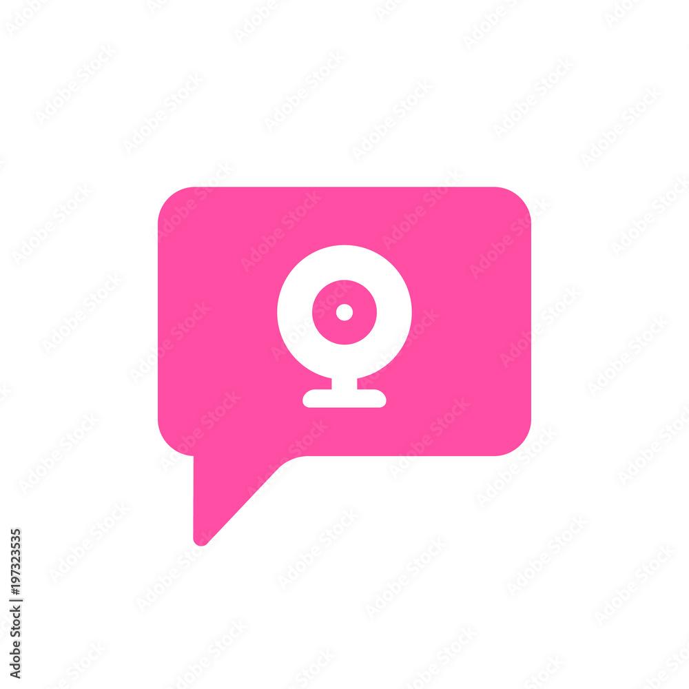 Naklejka premium Video Chat icon