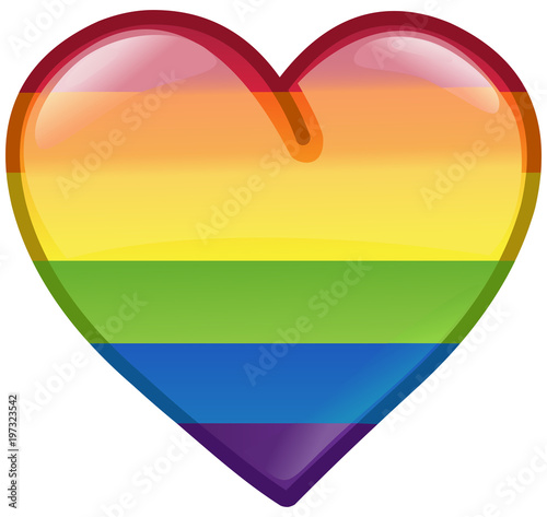 Pride heart icon