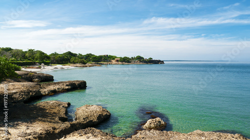 Tableau sur toile Isla Tierra Bomba Cartagena de Indias