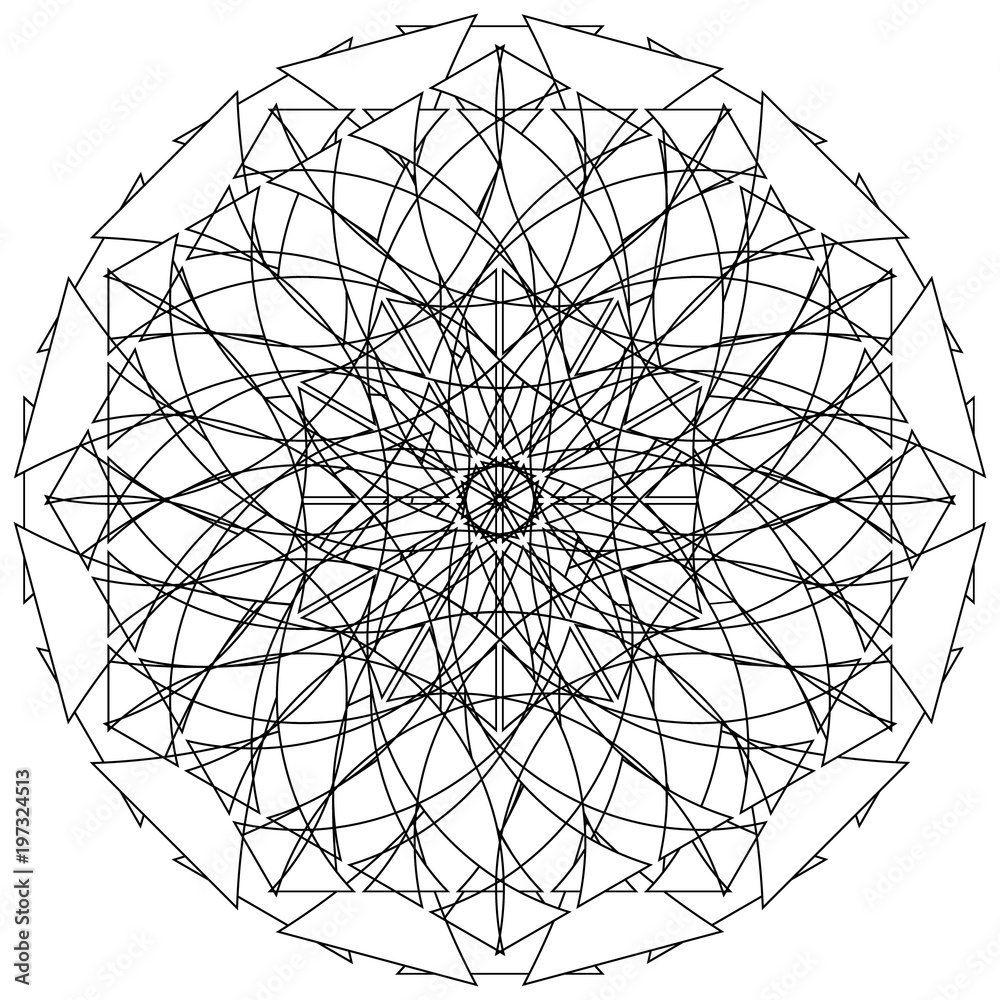Obraz premium Modern mandala circle