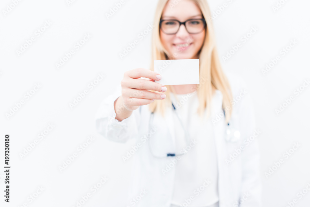 Portrait of an attractive young female doctor Portrait of an attractive young female doctor