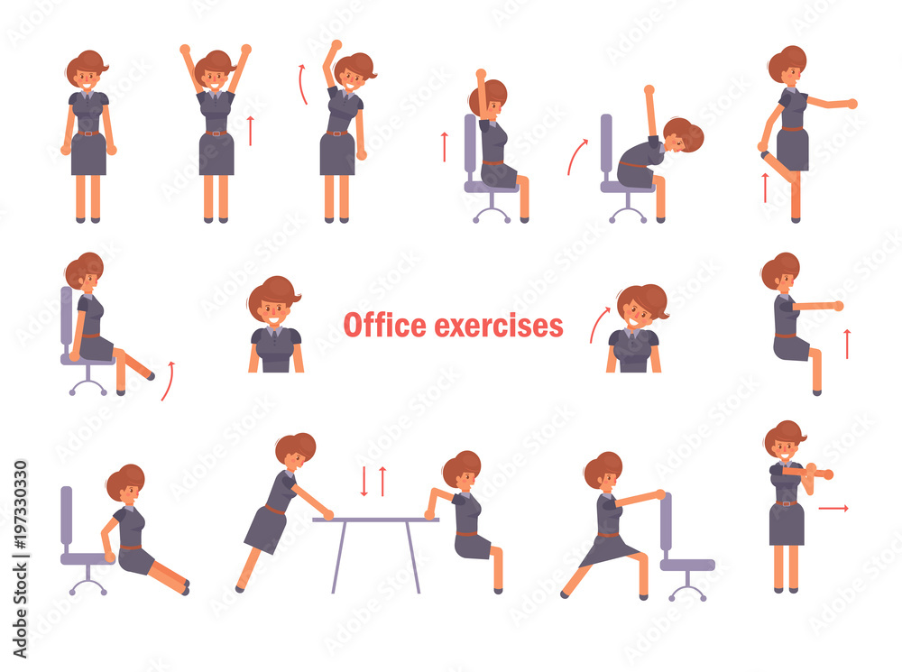 Exercises for the office. Vector
