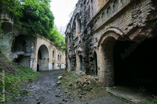 Ruins of Tarakanivskiy Fort  Fort Dubno  Dubno New Castle  - fortification  architectural monument of 19th century