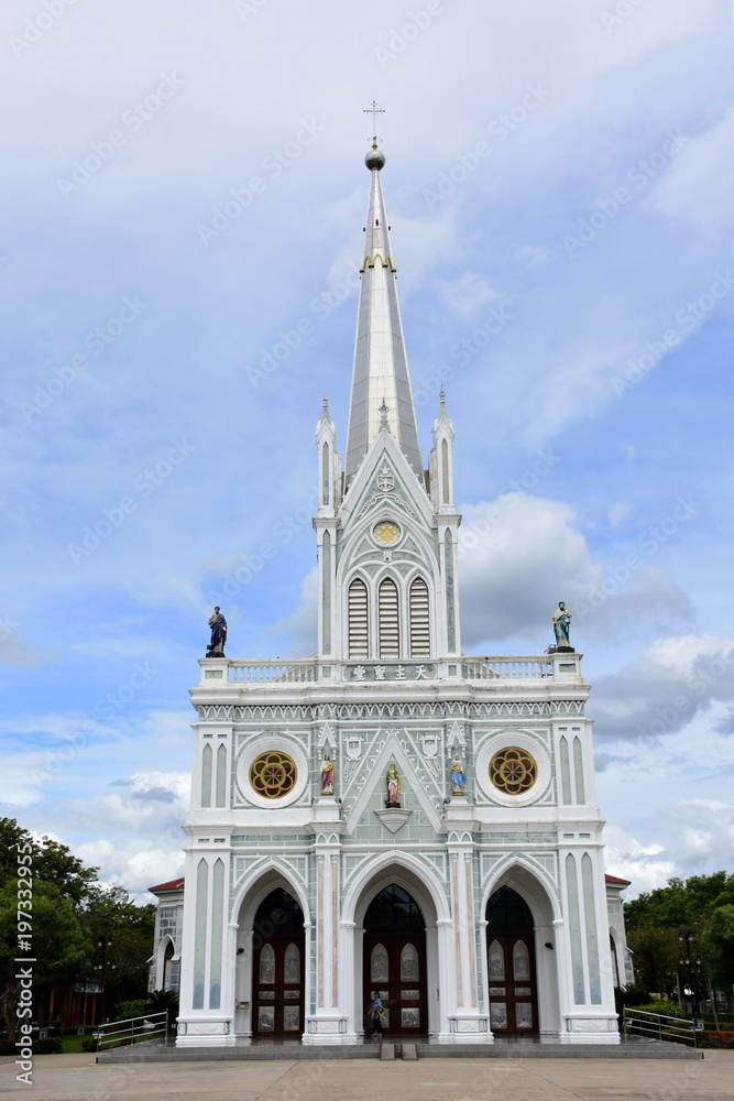 Nativity of Our Lady Cathedral of Bang Nok Khwaek at Bang Khonthi district in Samut Songkhram, Thailand
