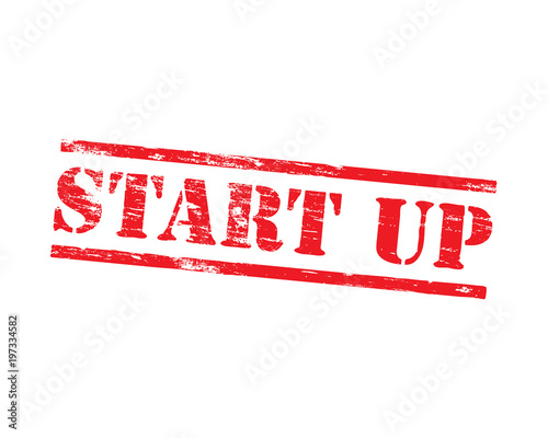 Start Up Rubber Stamp