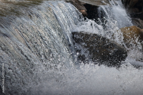 waterfall splashing