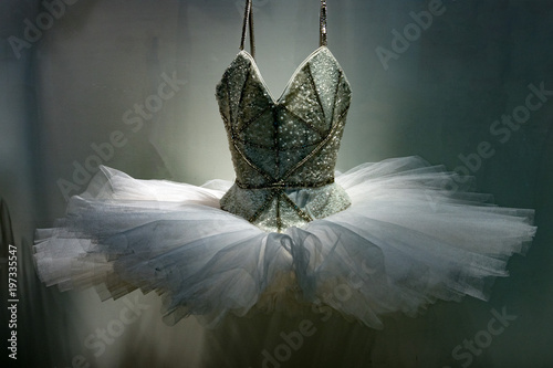 Ballet Dress skirt isolated on white photo