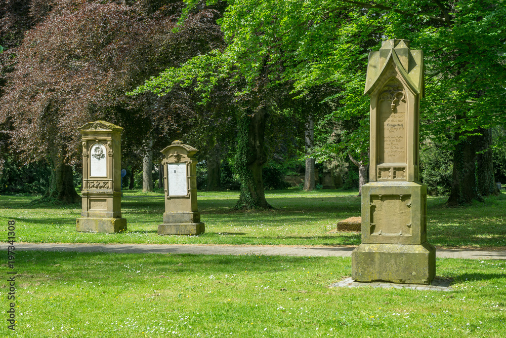 Fototapeta premium Alter Friedhof in Heilbronn