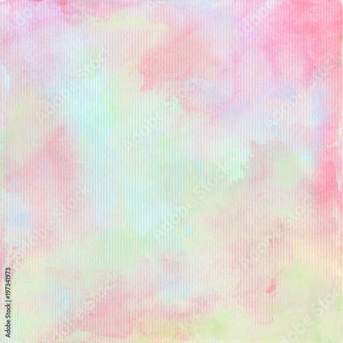 Colorful watercolor background with lines
