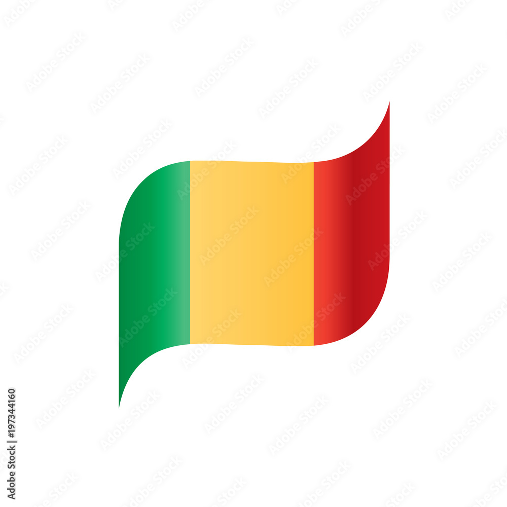 Fototapeta premium Mali flag. Vector