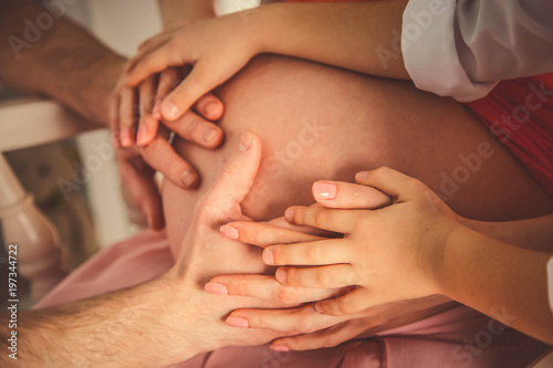 woman, pregnancy, belly, mother, love, baby, white, abdomen, isolated, family, stomach, hands, body, couple, people, expecting, human, young, maternity, holding, life, person, parent, beauty, hand