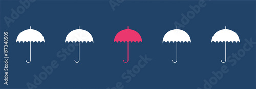 ombrello, pioggia, protezione, ripararsi, sicurezza