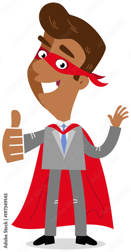 Vector Illustration Of An Asian Cartoon Businessman Dressed Up As A Vector Illustration Of An Asian Cartoon Businessman Dressed Up As A