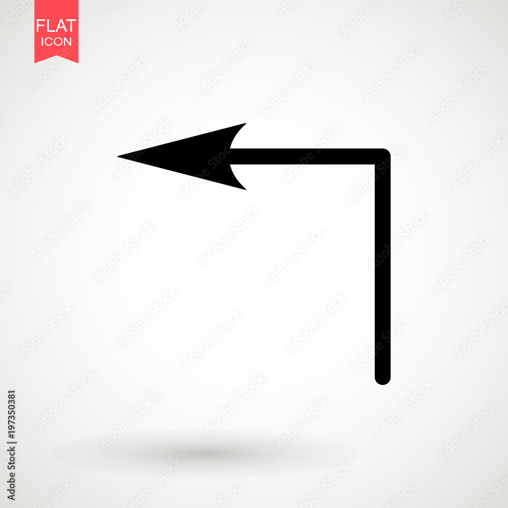 Arrow Icon in trendy flat style isolated on grey background. Arrow symbol for your web site design, logo, app, UI. Vector illustration, EPS10 . Arrow Icon in trendy flat style isolated on grey background. Arrow symbol for your web site design, logo, app, UI. Vector illustration, EPS10 .