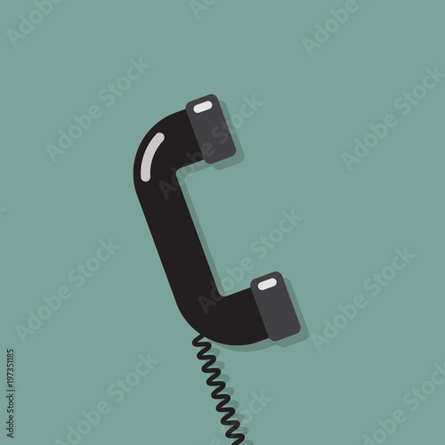 Phone in flat style