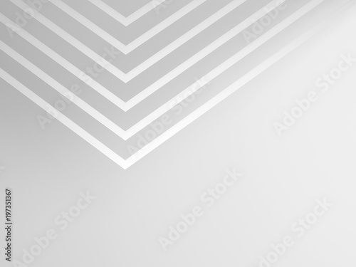 3d geometric pattern of corners
