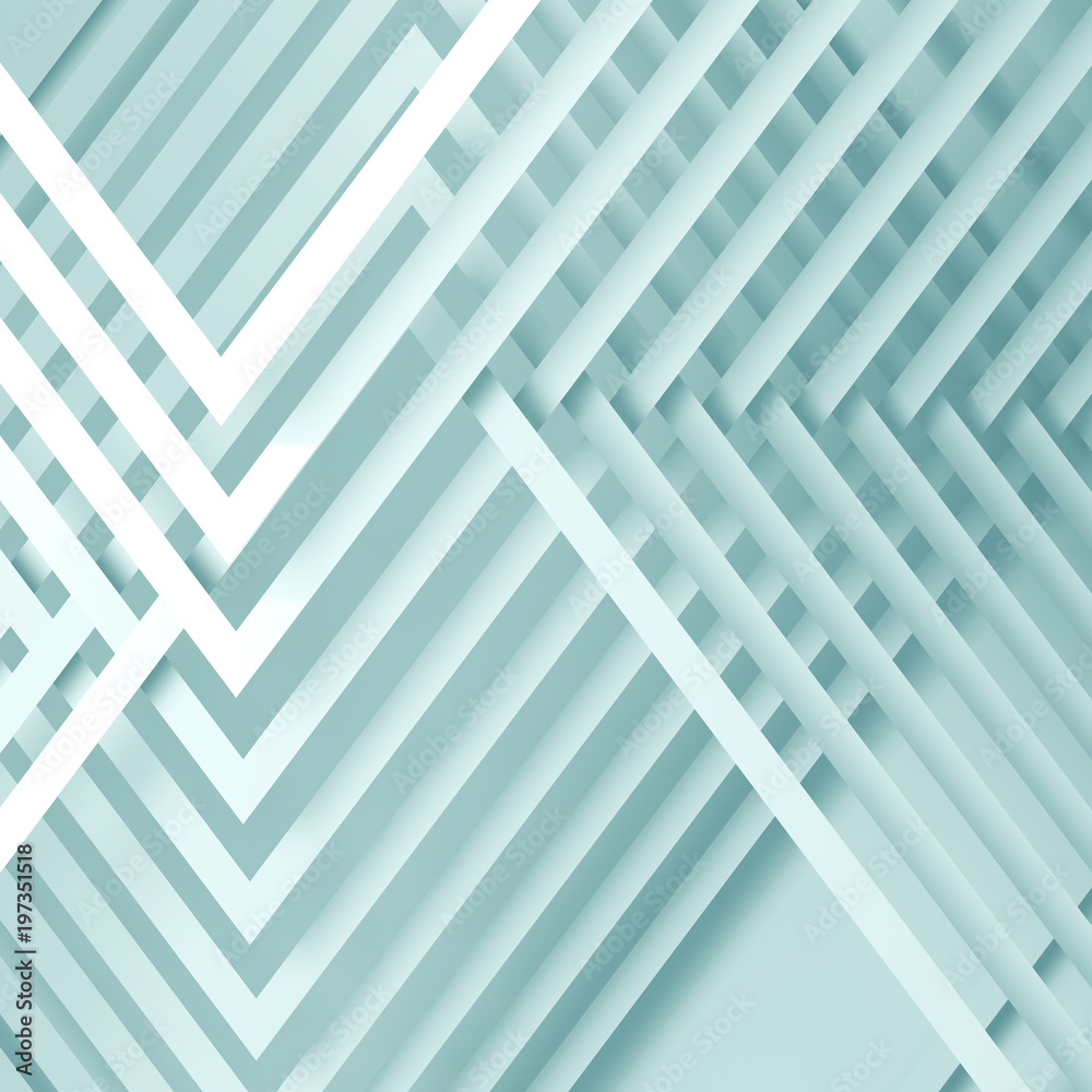 Obraz premium Abstract blue white background, 3 d