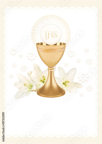 Quadro su tela First Holy Communion