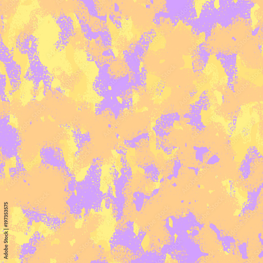Yellow purple stained background. Bright spotted background
