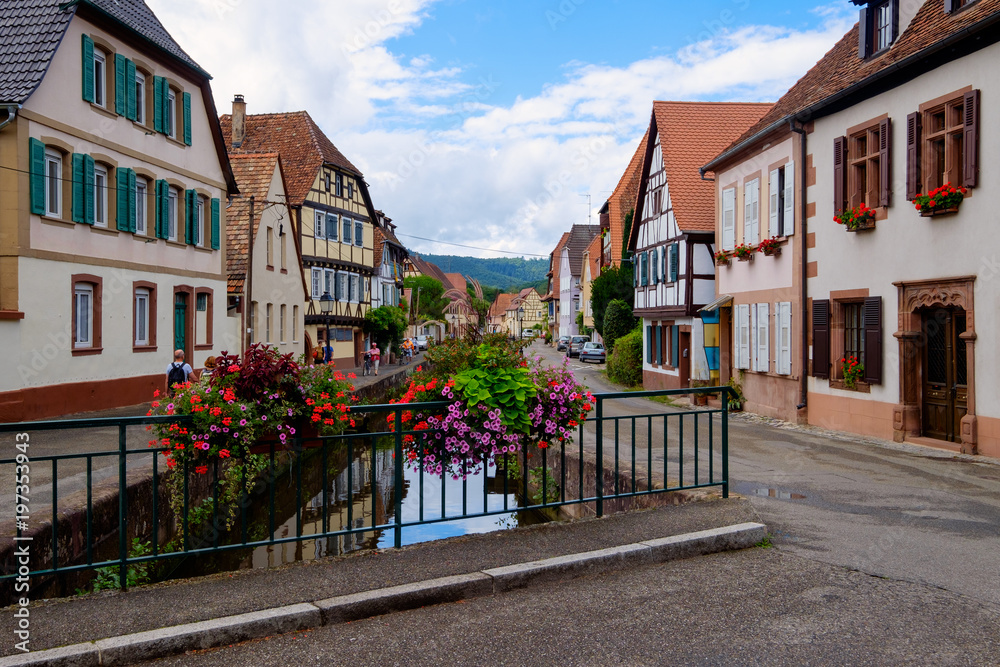 Stadtbild von Wissembourg/Frankreich
